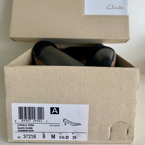 Clarks Linvale Vena 8M (Black) - Picture 5 of 5